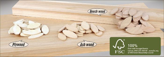 wood biscuits - standard sizes for all -Woodking